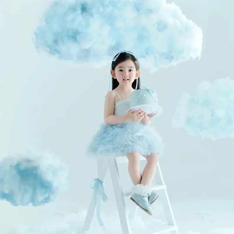 Blue Clouds Theme Set (3-4Y) - Children Photography Props